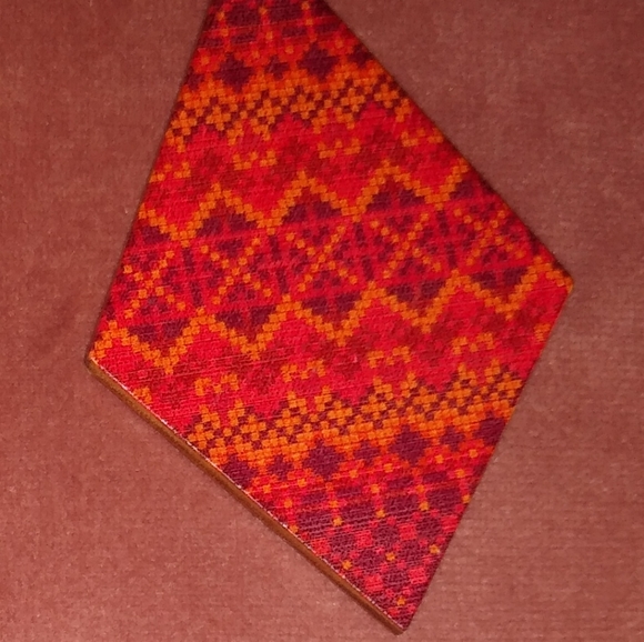 BOGO Wood Diamond Bohemian Pattern Lightweight Earrings Red Boho Festival New - Picture 7 of 11